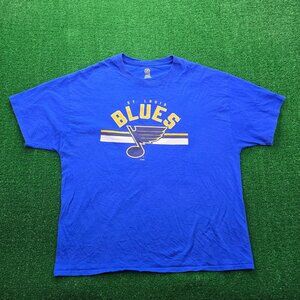 St Louis Blues Tshirt  Mens XL Blue #90‎ O'Reilly Short Sleeve NHL Hockey Sports